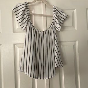 Purple Month medium flowy blouse